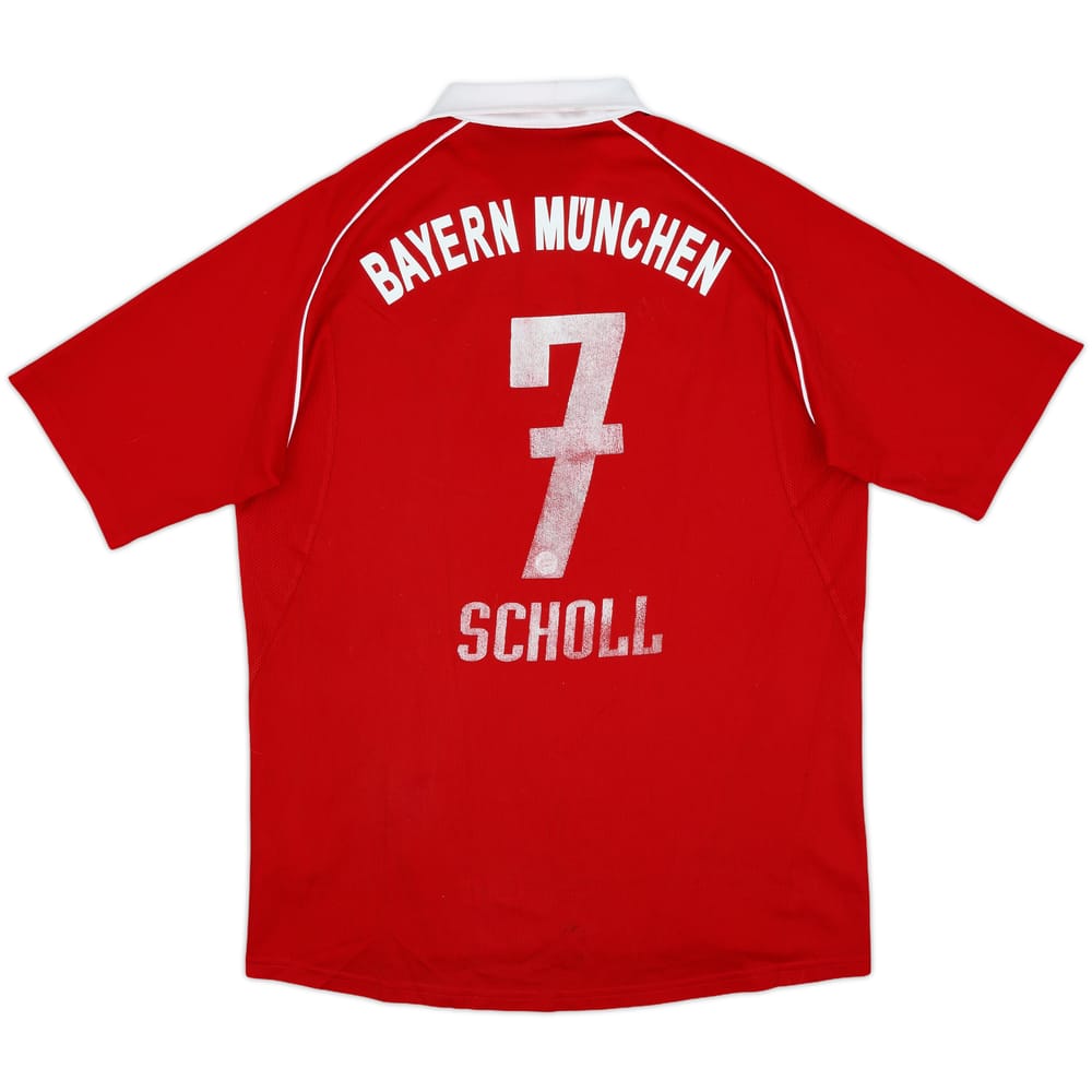 2005-06 Bayern Munich Home Shirt Scholl #7 - 4/10 - (M)