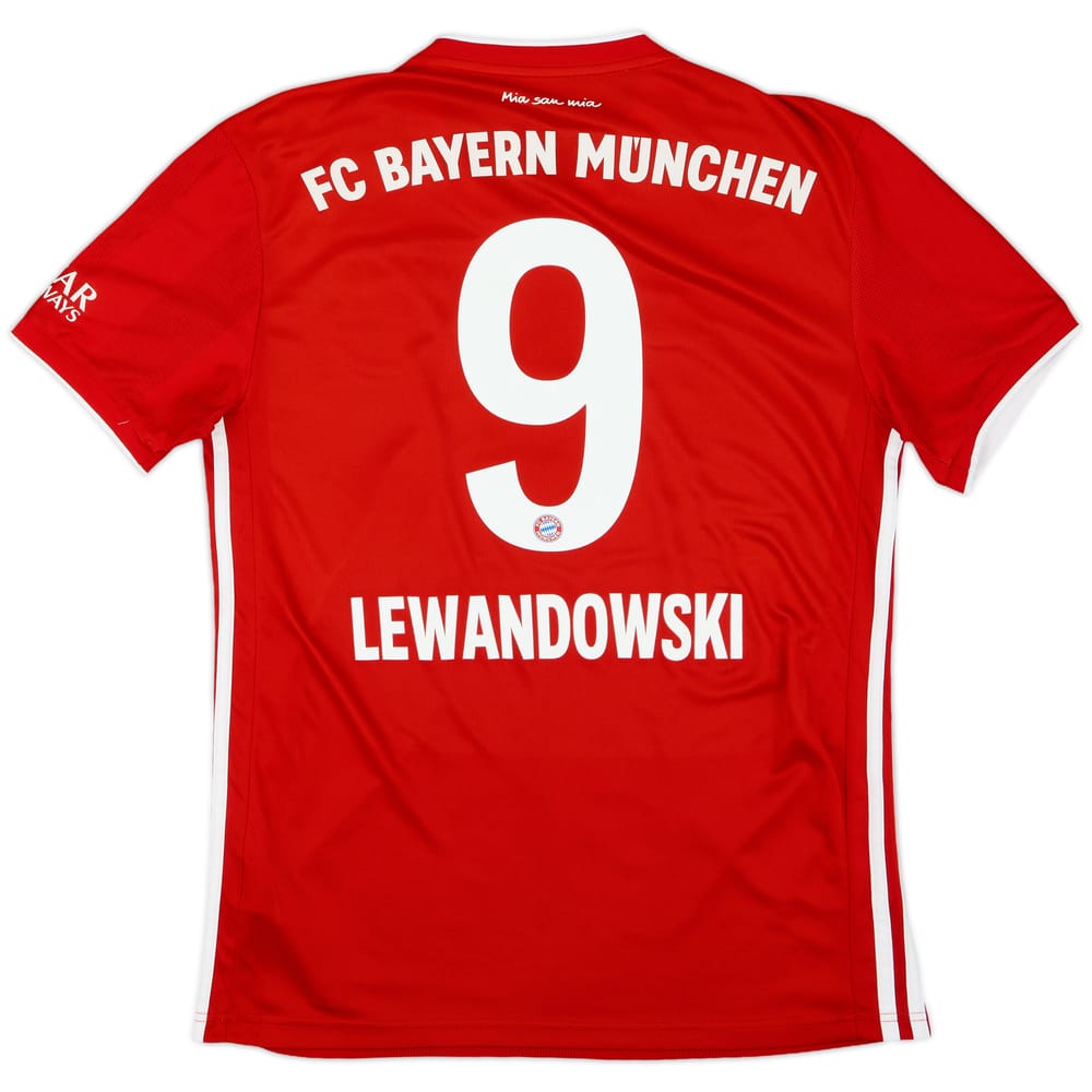 2020-21 Bayern Munich Home Shirt Lewandowski #9 - 7/10 - (M)
