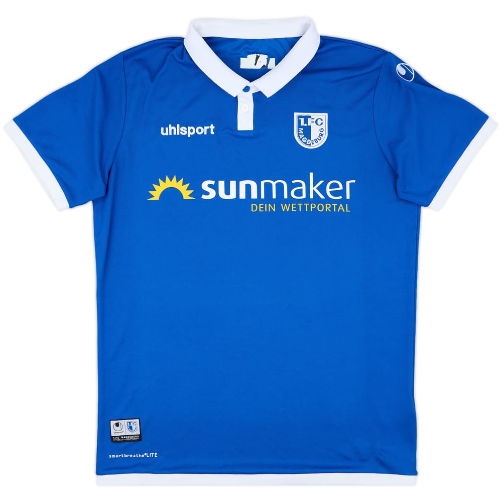 2019-20 FC Magdeburg Home Shirt - 9/10 - (XL)