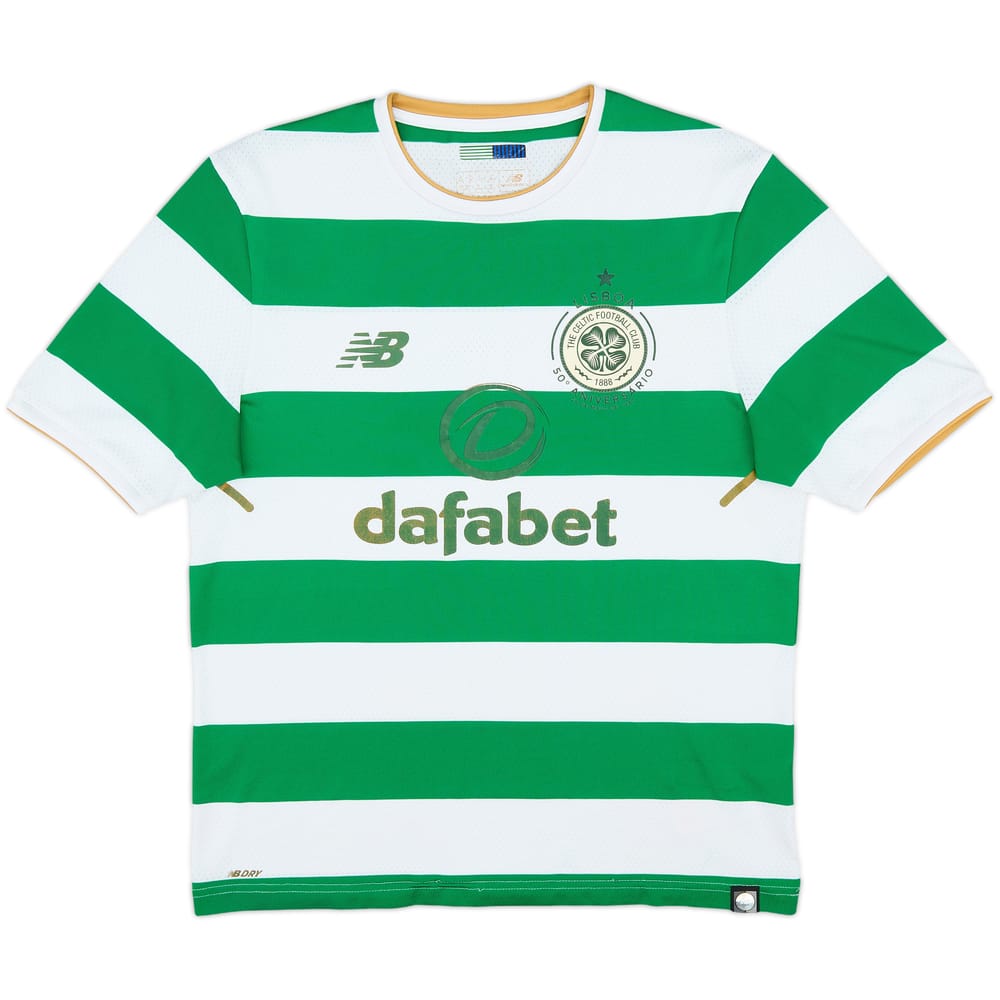 2017-18 Celtic 'Lisbon Lions 50th Anniversary' Home Shirt - 4/10 - (S)