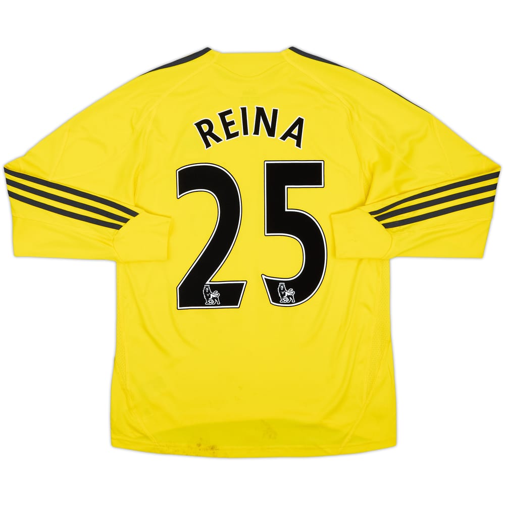 Camiseta de portero del Liverpool 2009-10 Reina #25 - 6/10 - (Niños L)