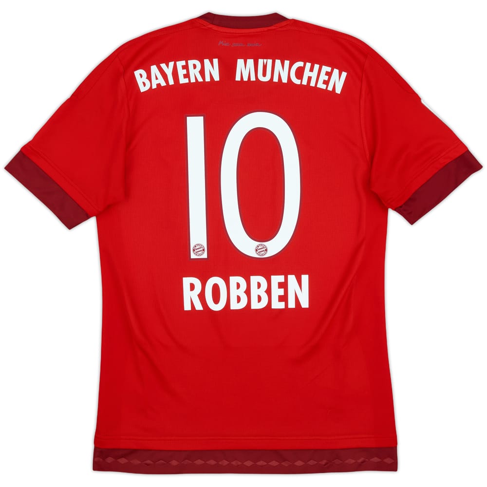 2015-16 Bayern Munich Home Shirt Robben #10 - 8/10 - (S)