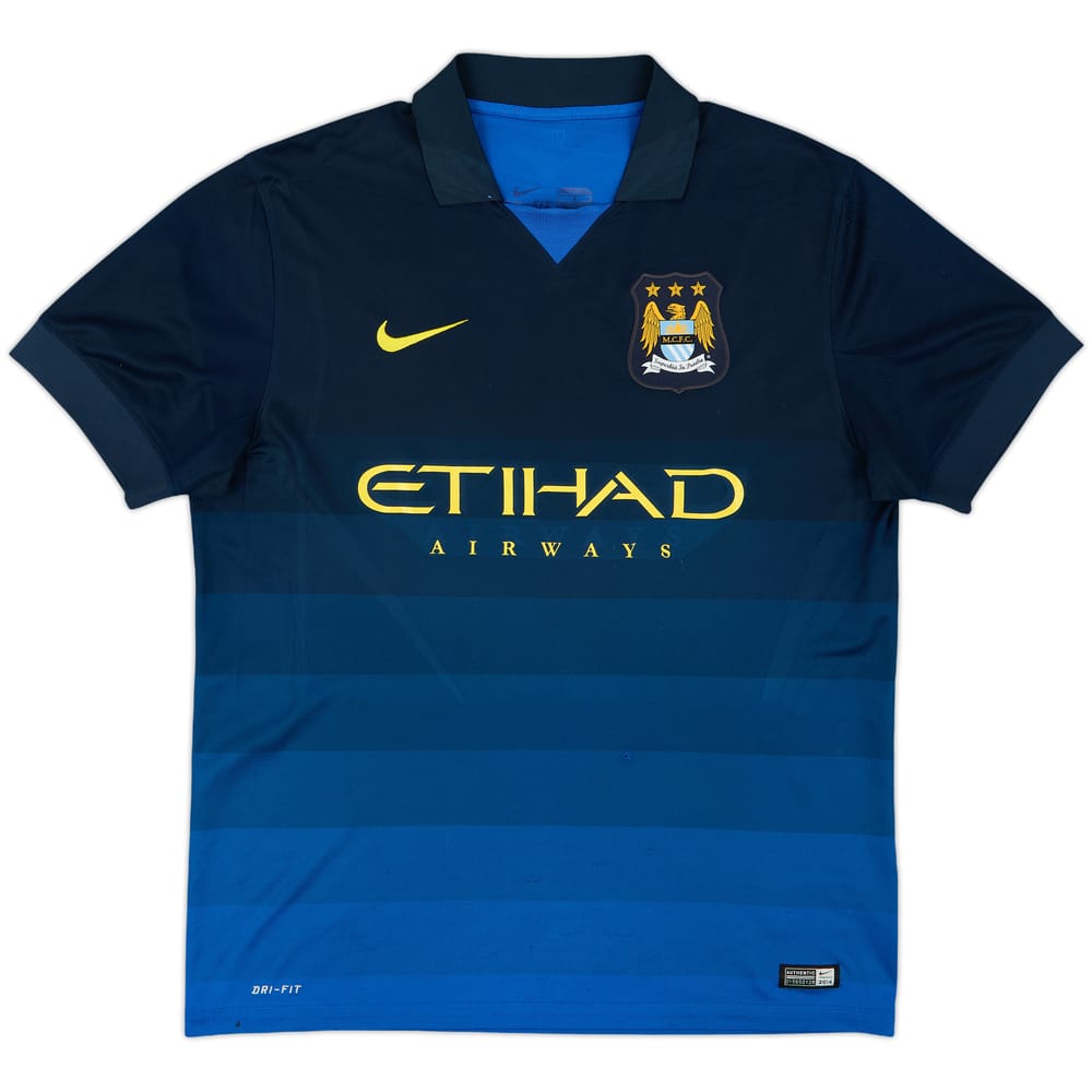2014-15 Manchester City Away Shirt - 4/10 - (L)