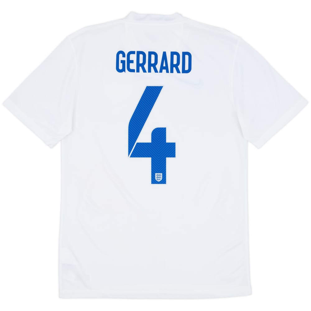 2014-15 England Home Shirt Gerrard #4 - 7/10 - (S)