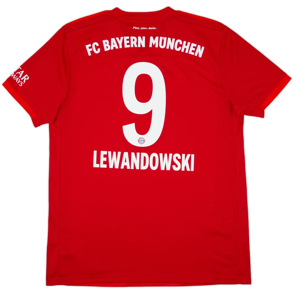 2019-20 Bayern Munich Home Shirt Lewandowski #9 - 9/10 - (L)