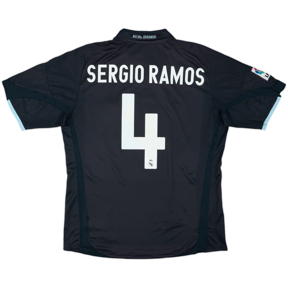 2009-10 Real Madrid Away Shirt Sergio Ramos #4 - 6/10 - (L)