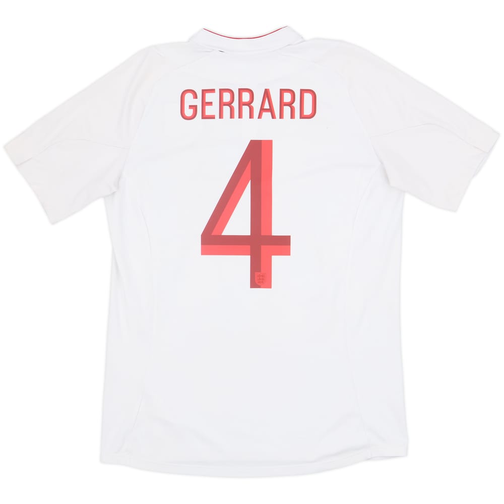 2012-13 England Home Shirt Gerrard #4 - 6/10 - (M)