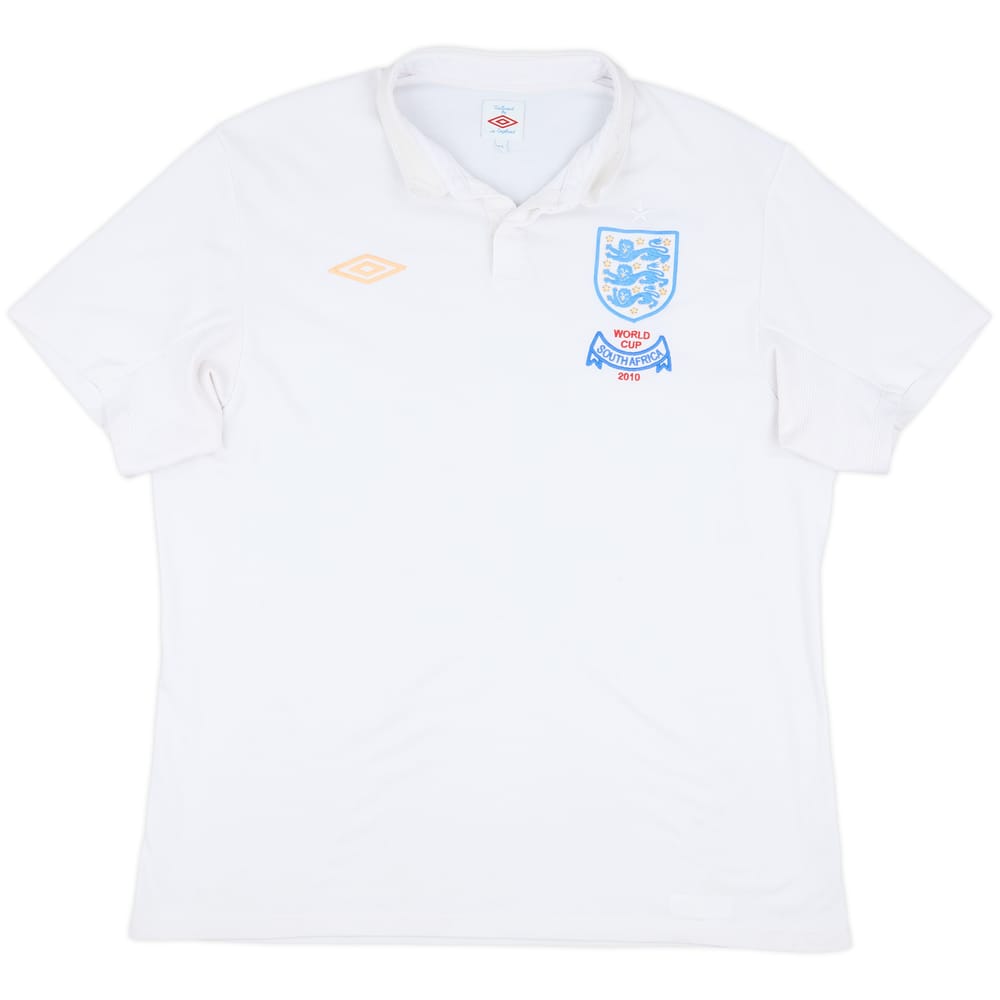 2009-10 England 'South Africa' Home Shirt - 5/10 - (XL)