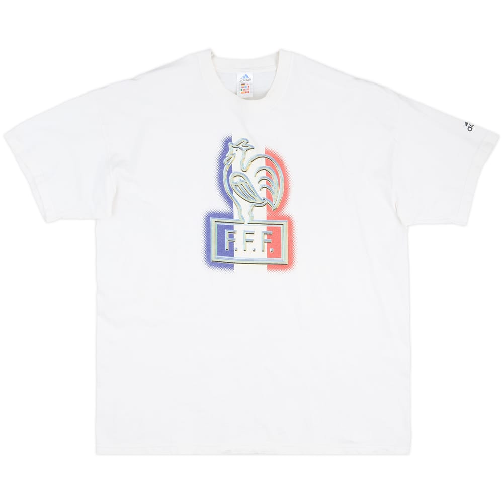 1998-00 France adidas Graphic Tee - 7/10 - (XL)