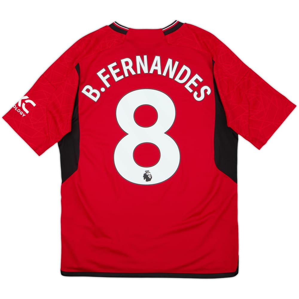 2023-24 Manchester United Home Shirt B.Fernandes #8 - 10/10 - (XL.Boys)