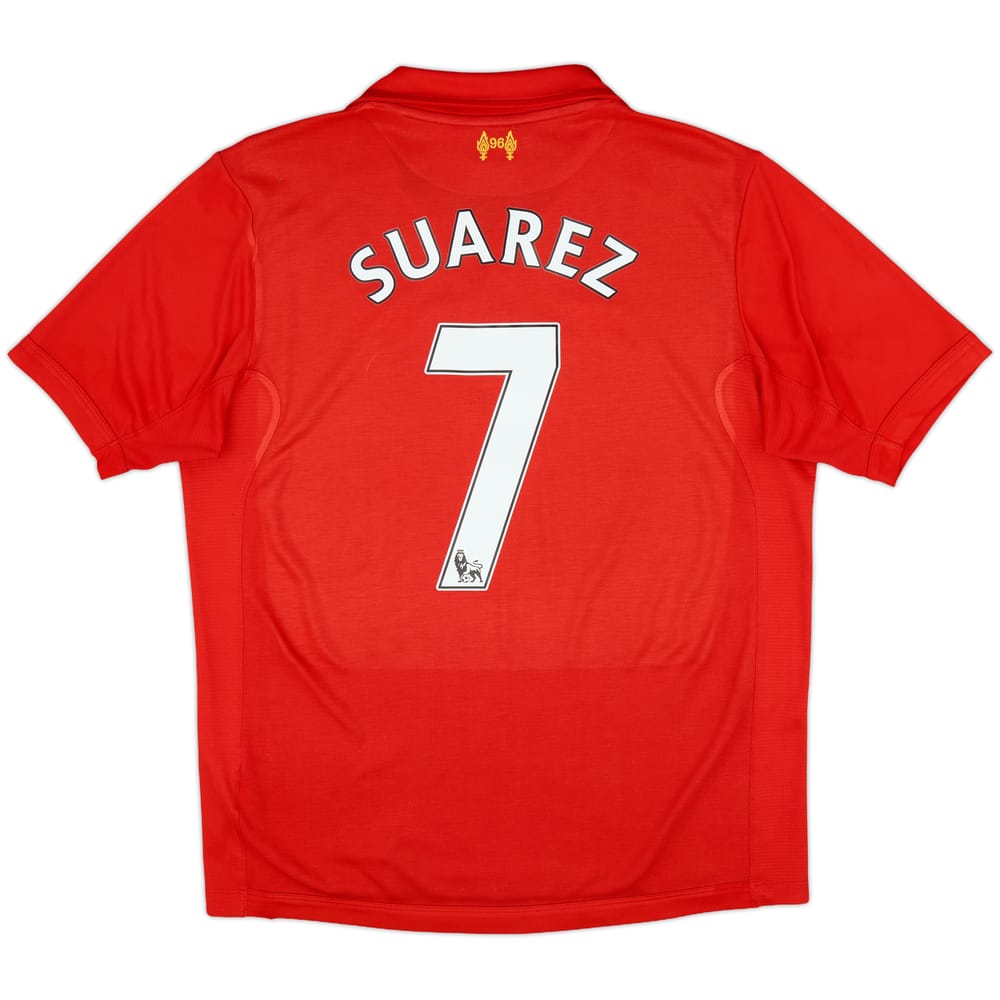 2012-13 Liverpool Home Shirt Suarez #7 - 7/10 - (M)