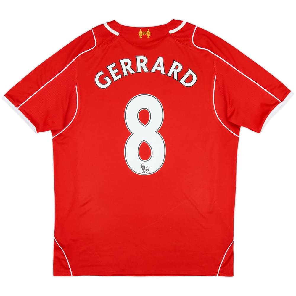 2014-15 Liverpool Home Shirt Gerrard #8 - 6/10 - (M)