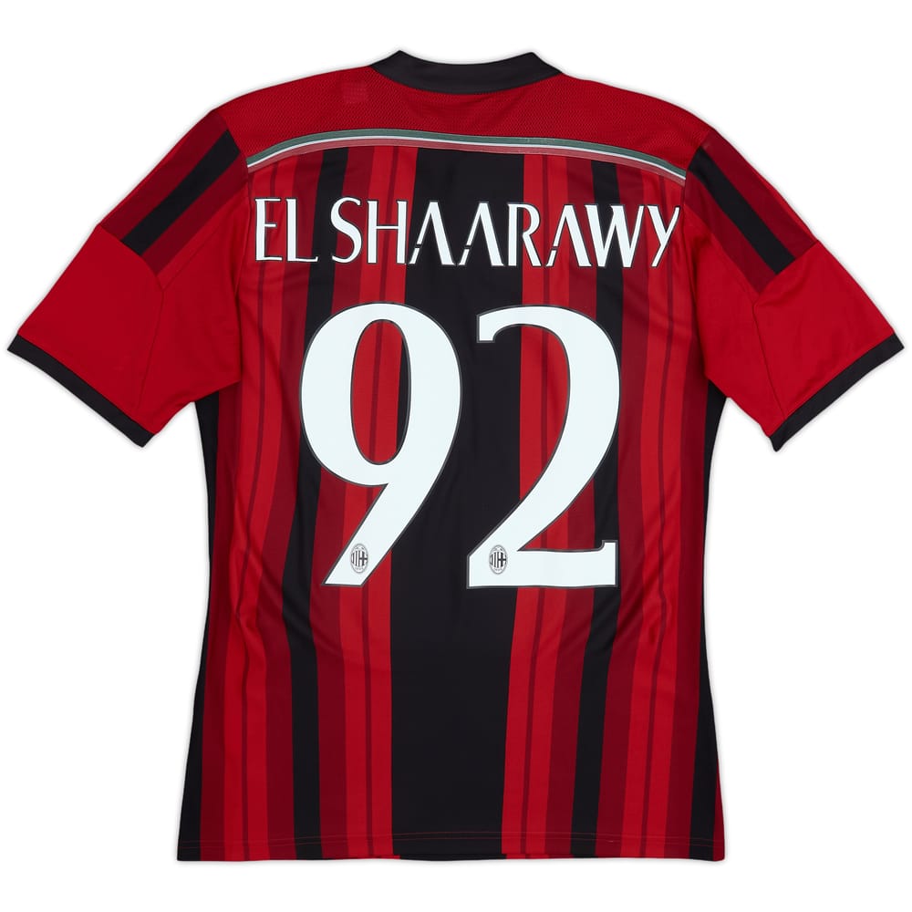 2014-15 AC Milan Maillot Domicile El Shaarawy #92 - 6/10 - (S)
