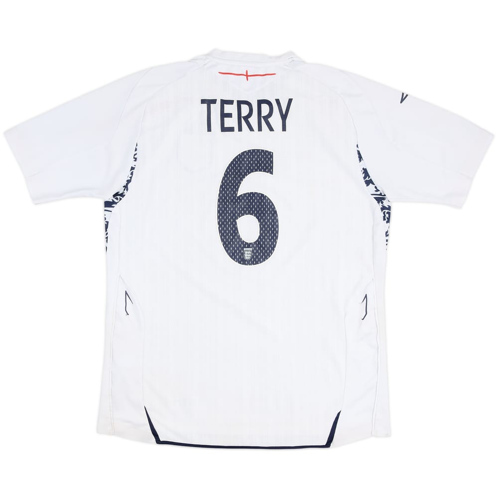2007-09 England Home Shirt Terry #6 - 4/10 - (L)