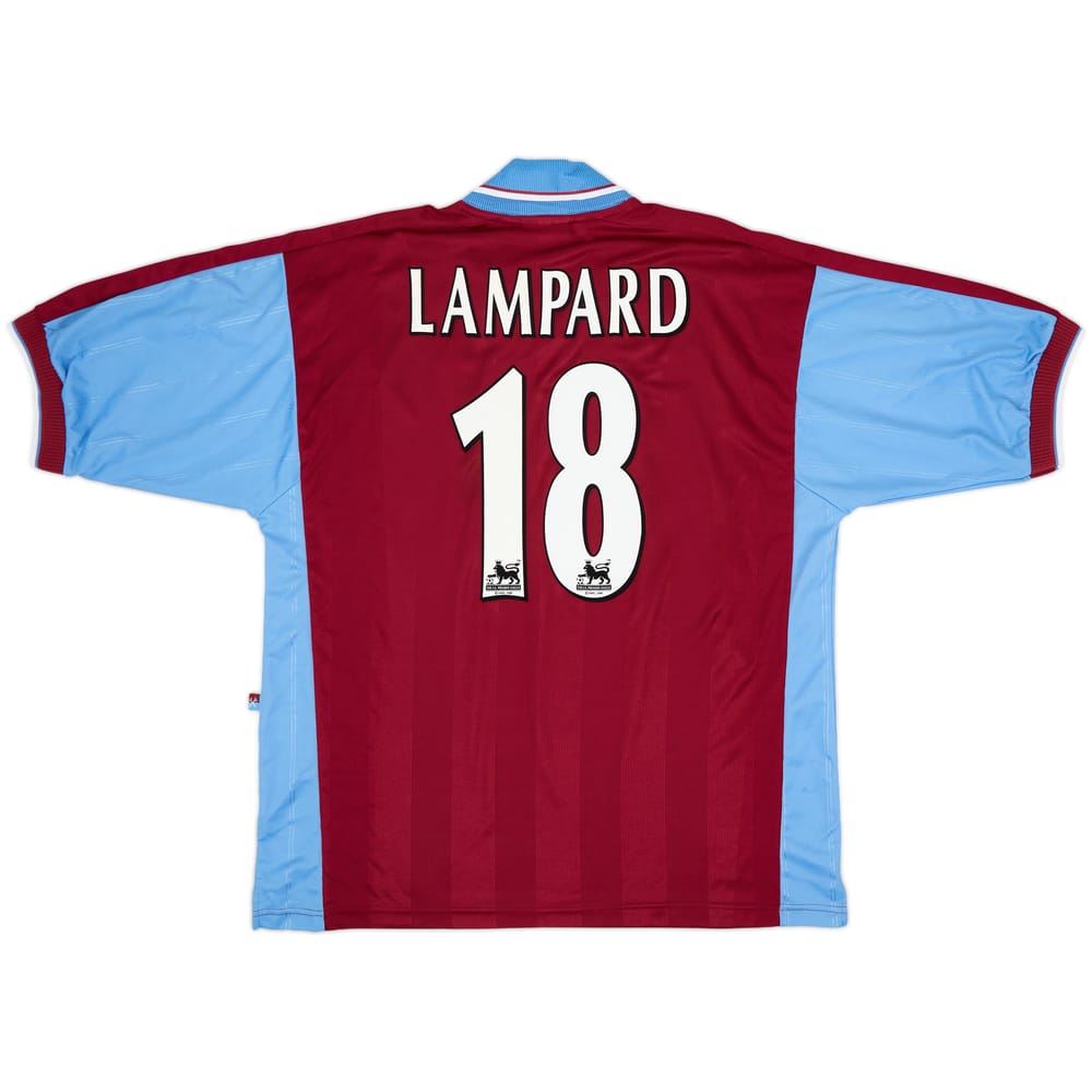 1997-98 West Ham Home Shirt Lampard #18 - 9/10 - (XL)