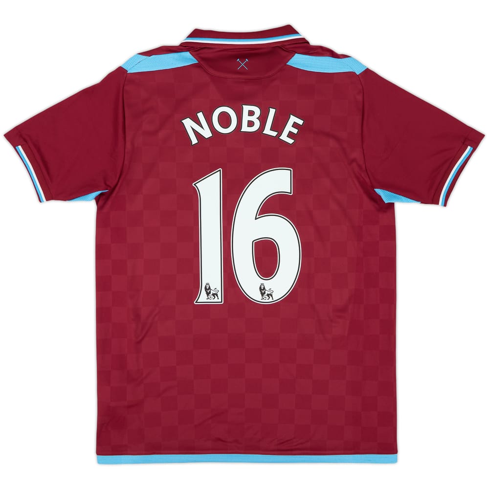 2009-10 West Ham Home Shirt Noble #16 - 9/10 - (S)