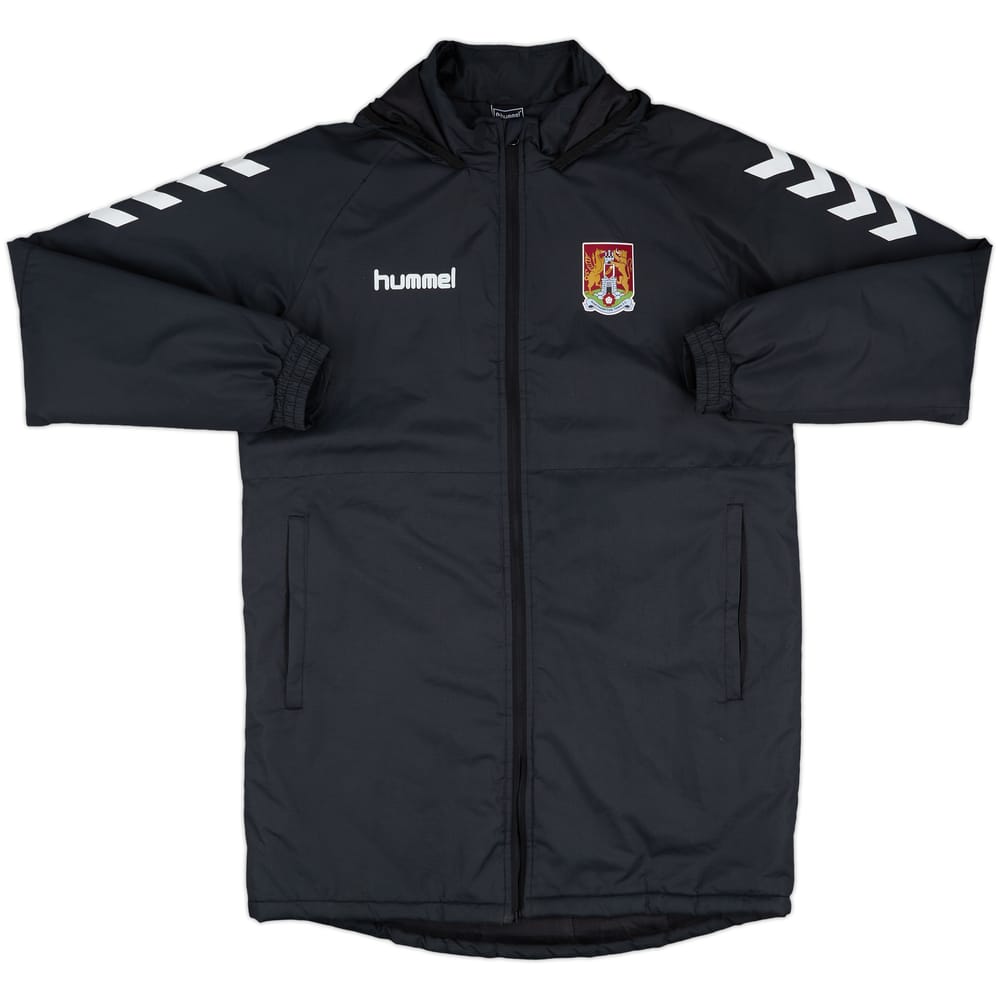 2020-21 Northampton Town Hummel Padded Bench Coat - 6/10 - (M)