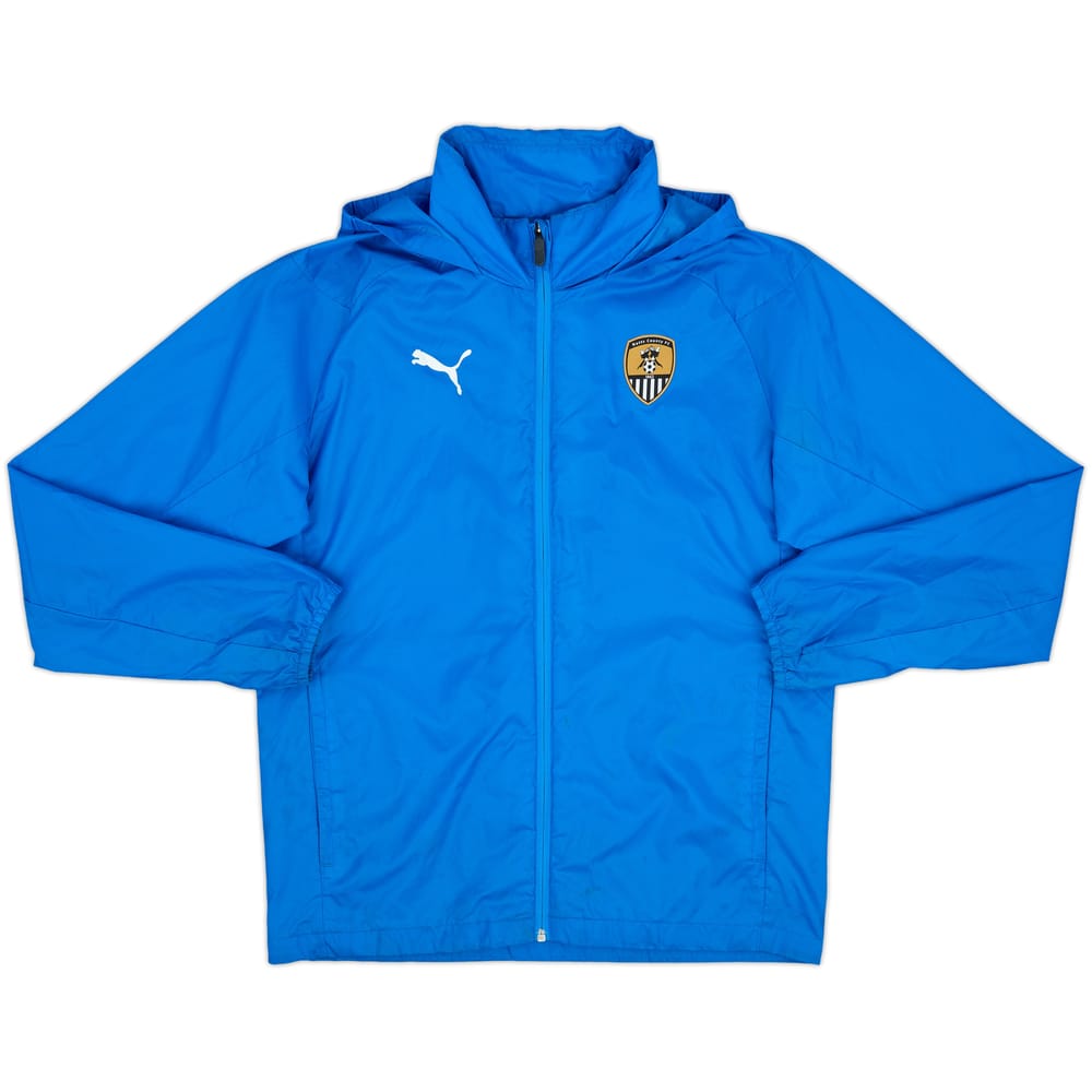 2019-20 Notts County Puma Hooded Rain Jacket - 7/10 - (M)