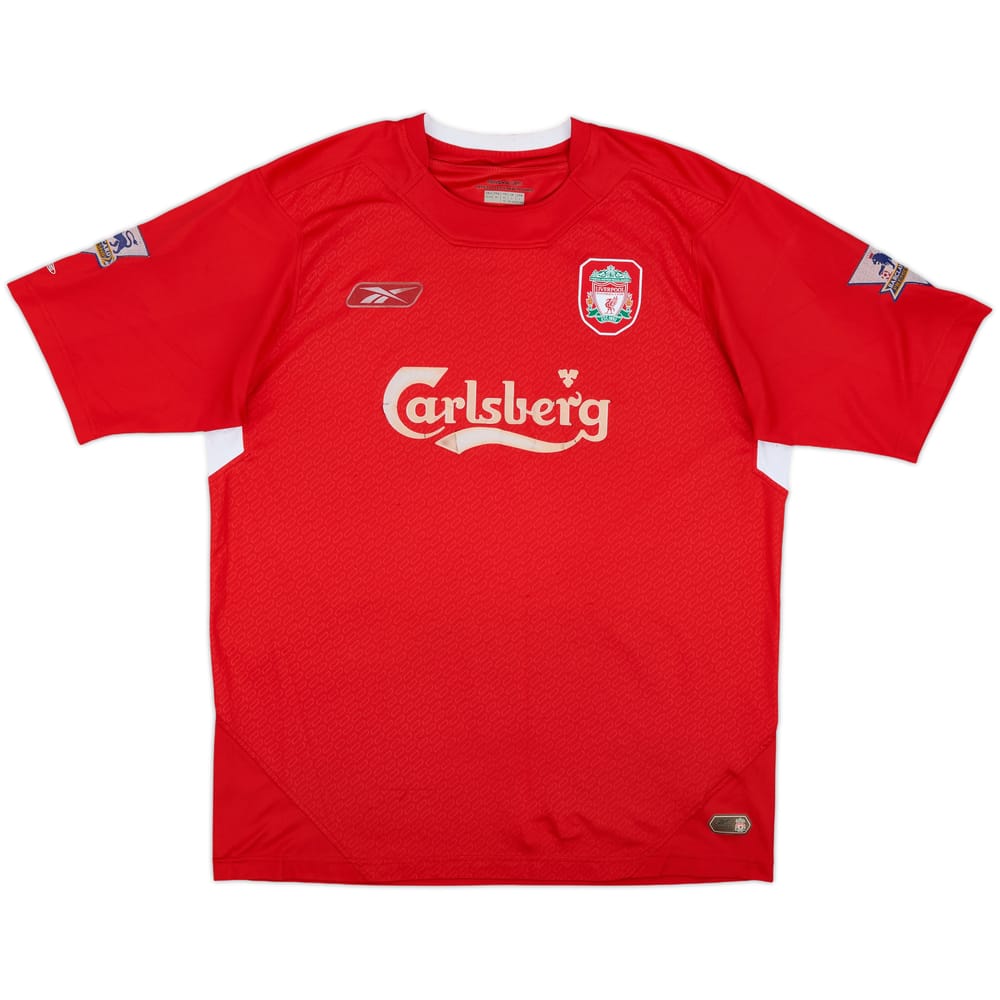 2004-06 Liverpool Home Shirt - 4/10 - (L)