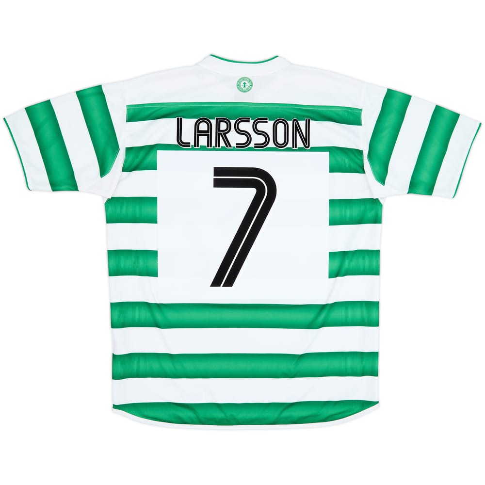 2003-04 Celtic Camiseta Local Larsson #7 - 8/10 - (L)