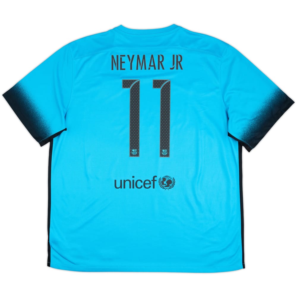 2015-16 Barcelona Third Shirt Neymar Jr #11 - 8/10 - (XXL)