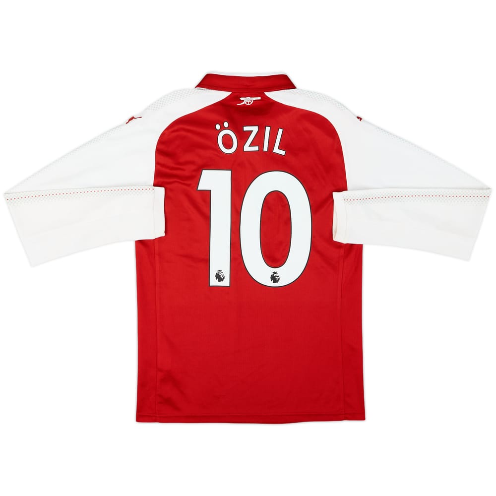 2017-18 Arsenal Home L/S Shirt Ozil #11 - 7/10 - (XS)