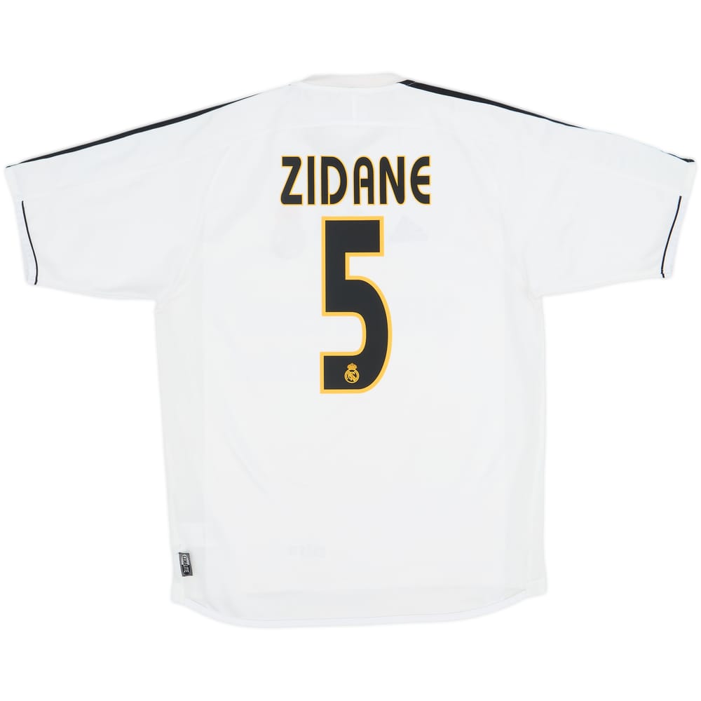 2003-04 Real Madrid Home Shirt Zidane #5 - 8/10 - (S)
