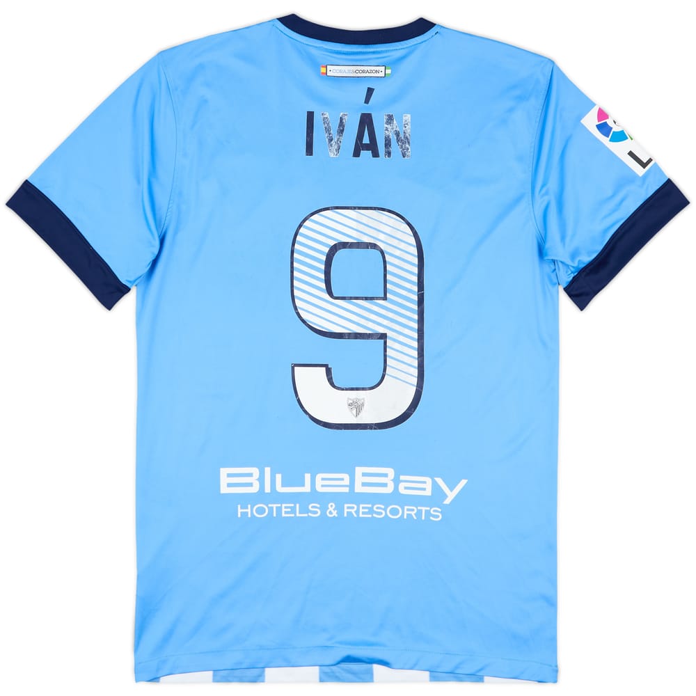 2013-14 Malaga Home Shirt Ivan #9 - 5/10 - (S)