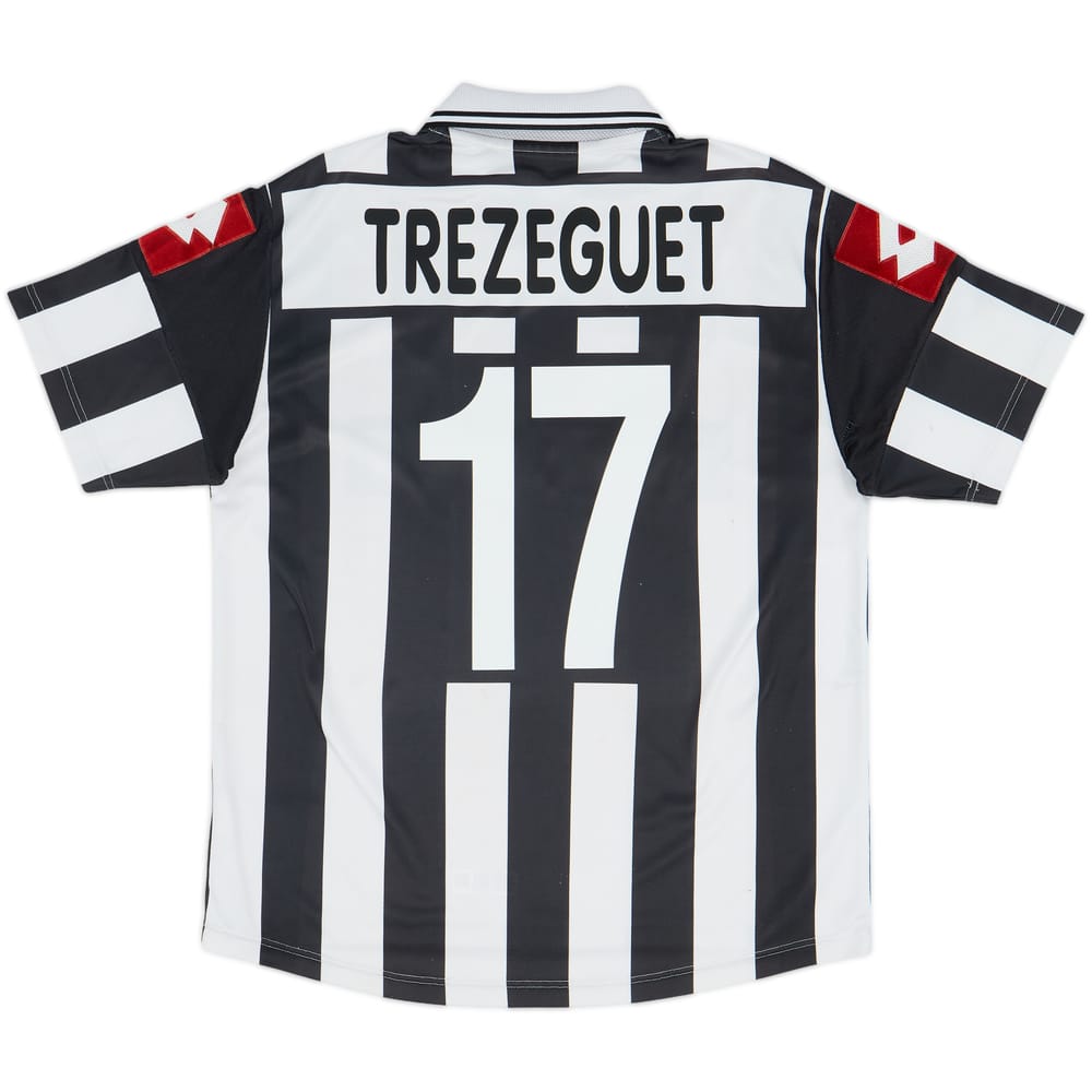 2001-02 Juventus Home Shirt Trezeguet #17 - 6/10 - (M)