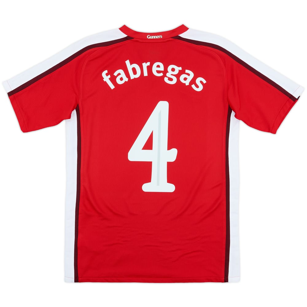 2008-10 Arsenal Home Shirt Fabregas #4 - 9/10 - (XL.Boys)
