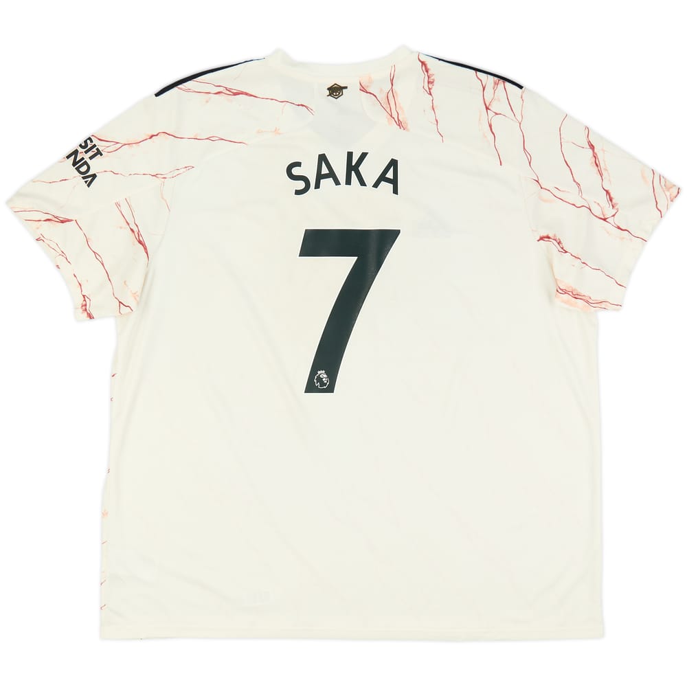 2020-21 Arsenal Away Shirt Saka #7 - 6/10 - (3XL)