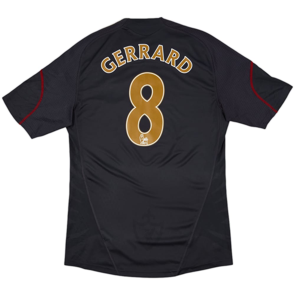 2009-10 Liverpool Away Shirt Gerrard #8 - 7/10 - (M)