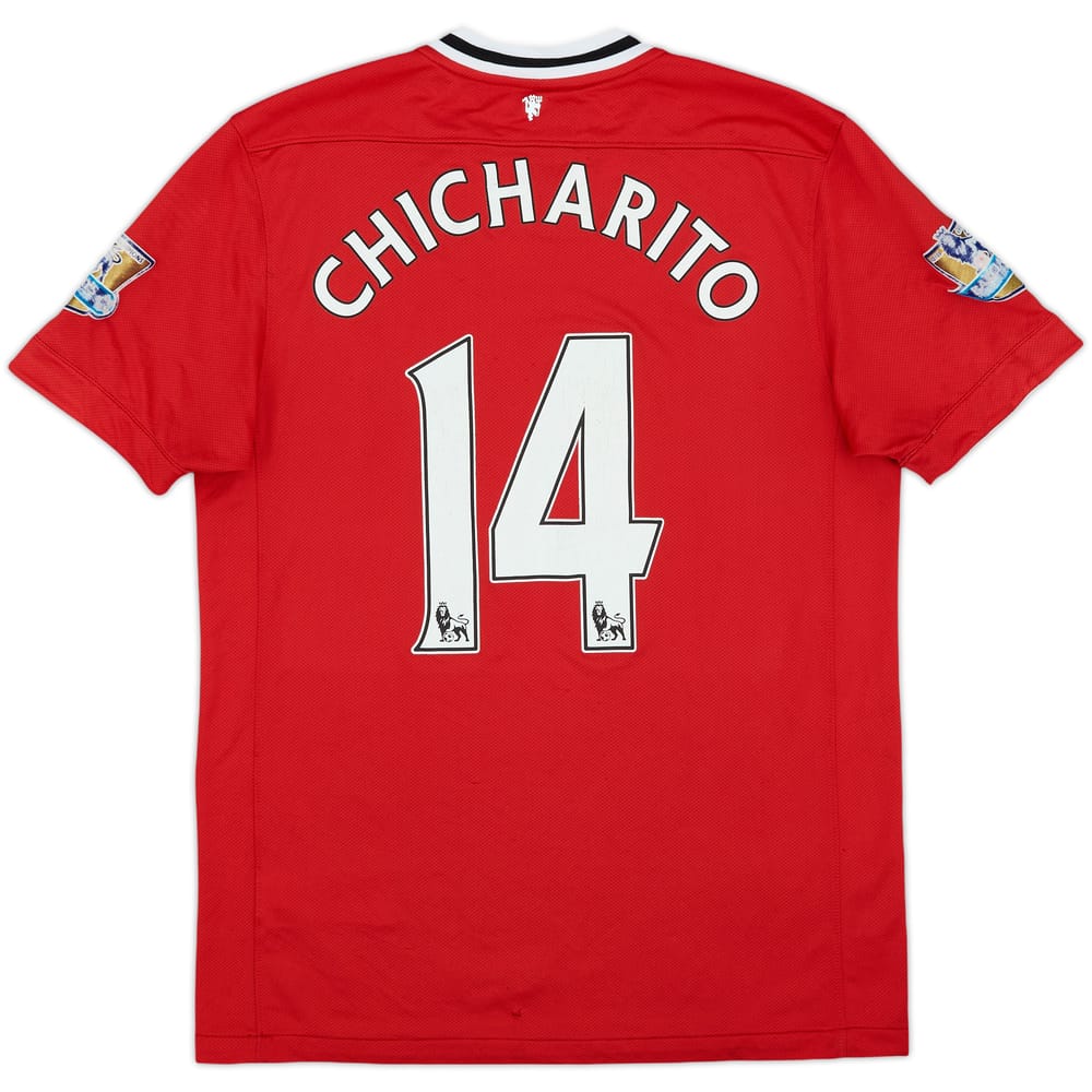 2011-12 Manchester United Home Shirt Chicharito #14 - 5/10 - (M)