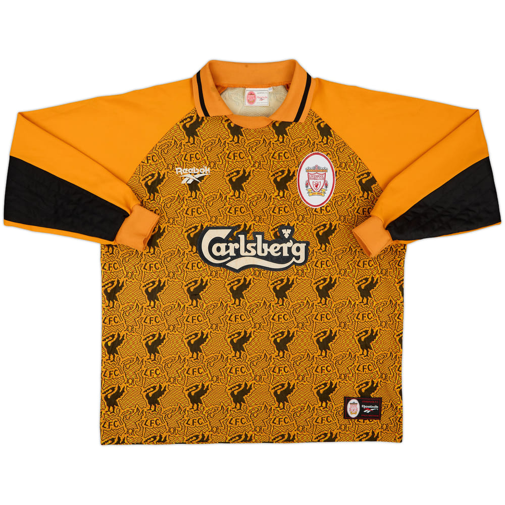 1996-97 Liverpool GK Shirt - 7/10 - (L)