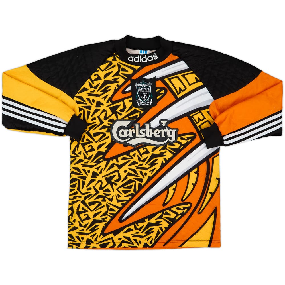 1995-96 Liverpool GK Shirt - 8/10 - (S)