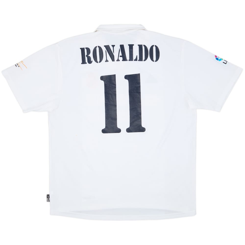 2002-03 Real Madrid Centenary Home Shirt Ronaldo #11 - 6/10 - (XL)
