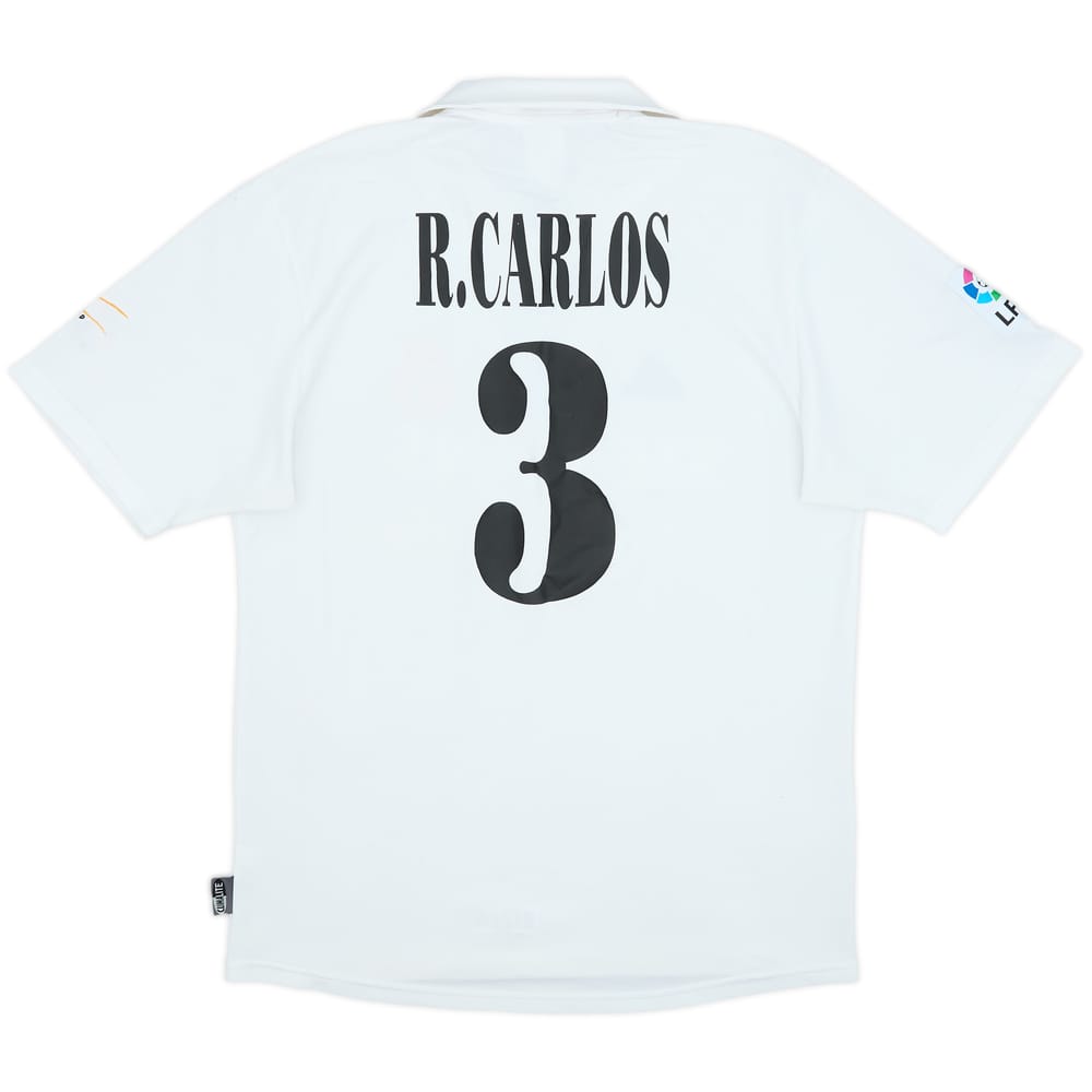 2002-03 Real Madrid Centenary Home Shirt R.Carlos #3 - 4/10 - (M)