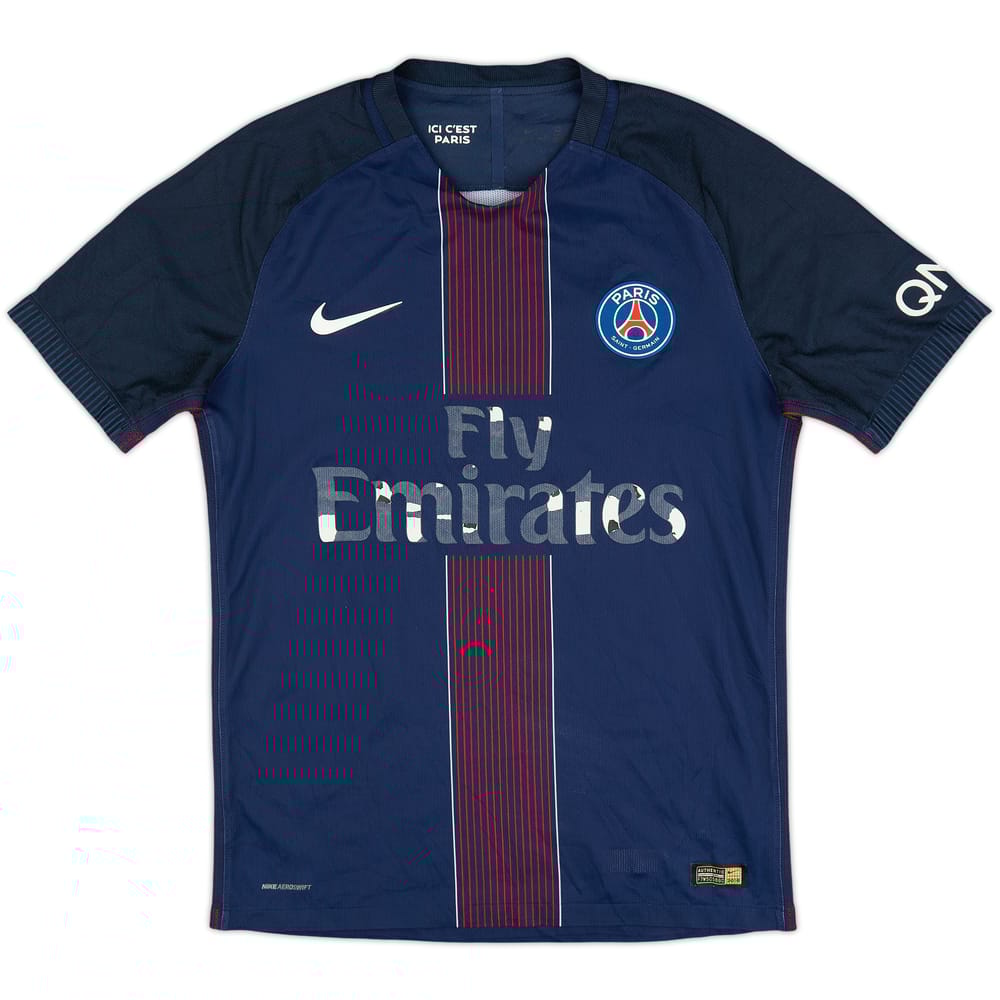2016-17 Paris Saint-Germain Authentic Home Shirt - 4/10 - (M)