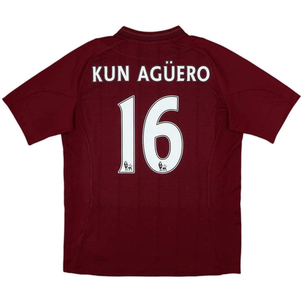 2012-13 Manchester City Away Shirt Kun Aguero #16 - 6/10 - (L)