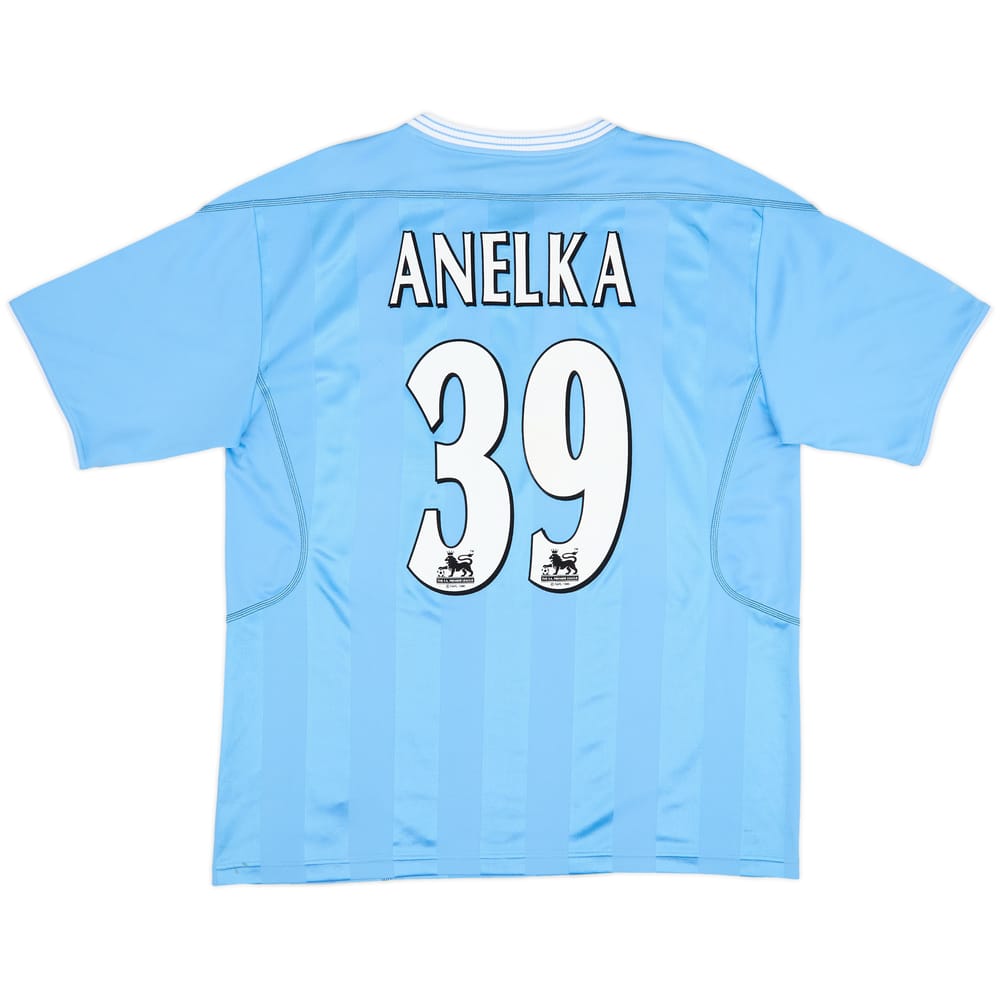 2003-04 Manchester City Home Shirt Anelka #39 - 9/10 - (L)