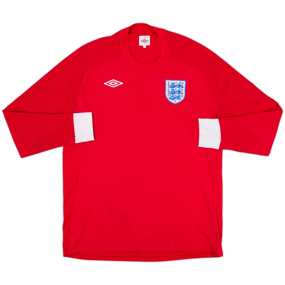 2010-11 England Away L/S Shirt - 8/10 - (L)