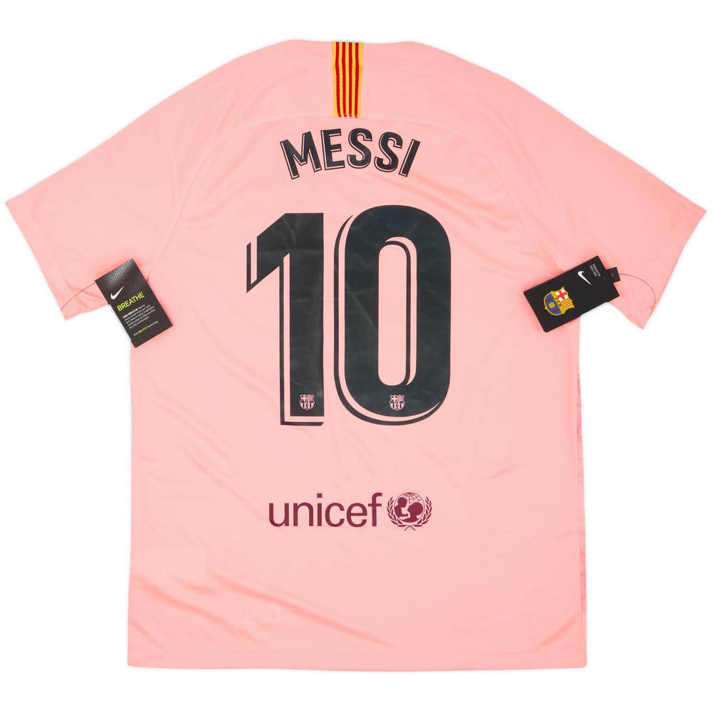 2018-19 Barcelona Third Shirt Messi #10 (L)