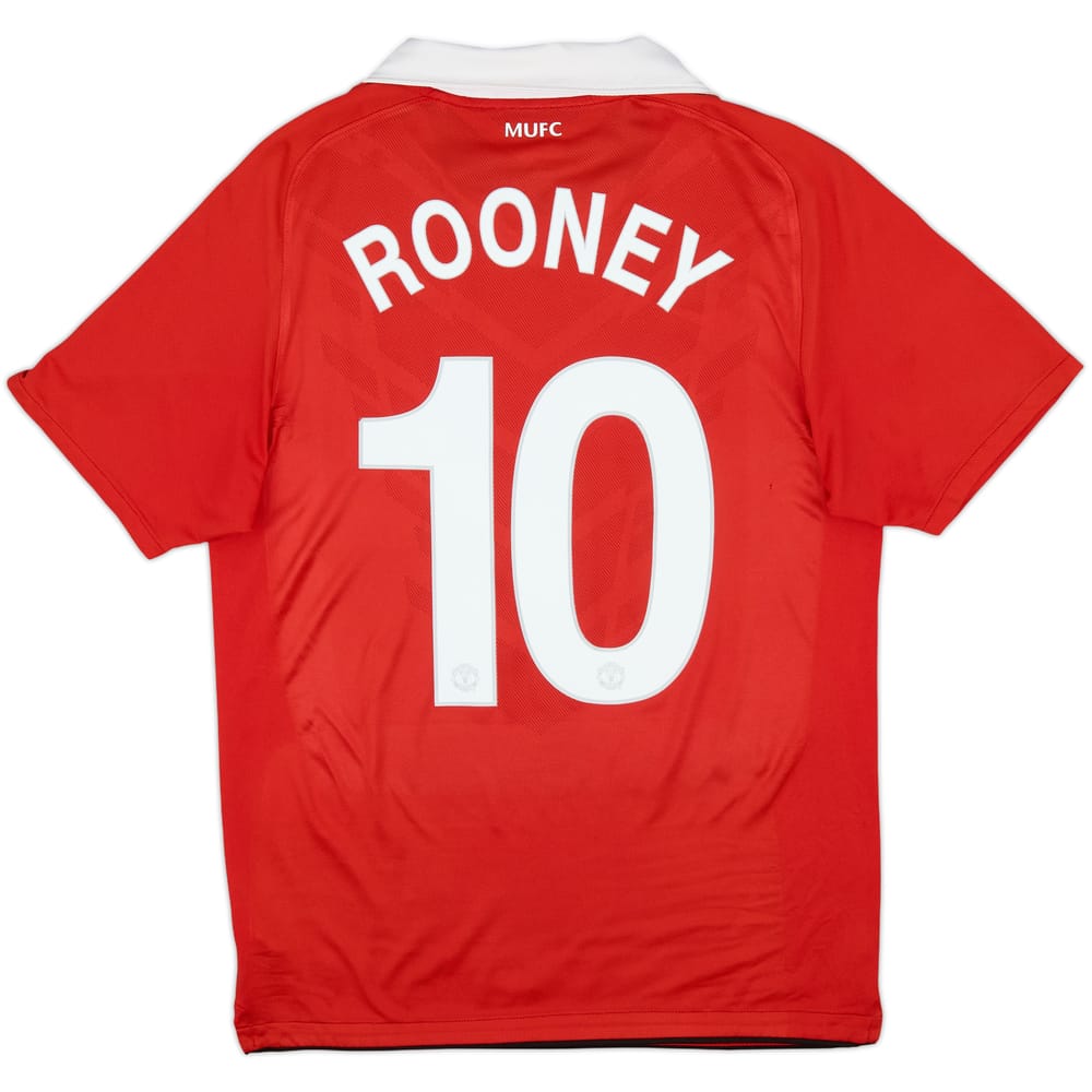2010-11 Manchester United Home Shirt Rooney #10 - 5/10 - (S)