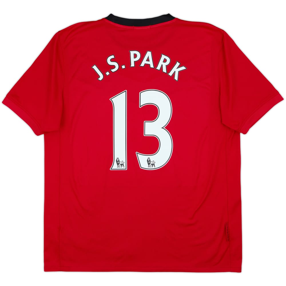 2009-10 Manchester United Home Shirt J.S.Park #13 - 8/10 - (L)
