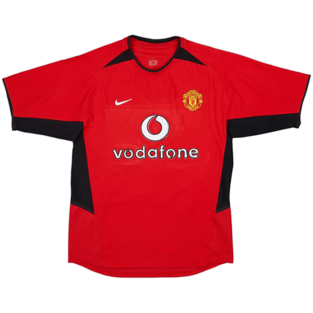 2002-04 Manchester United Home Shirt - 4/10 - (S)