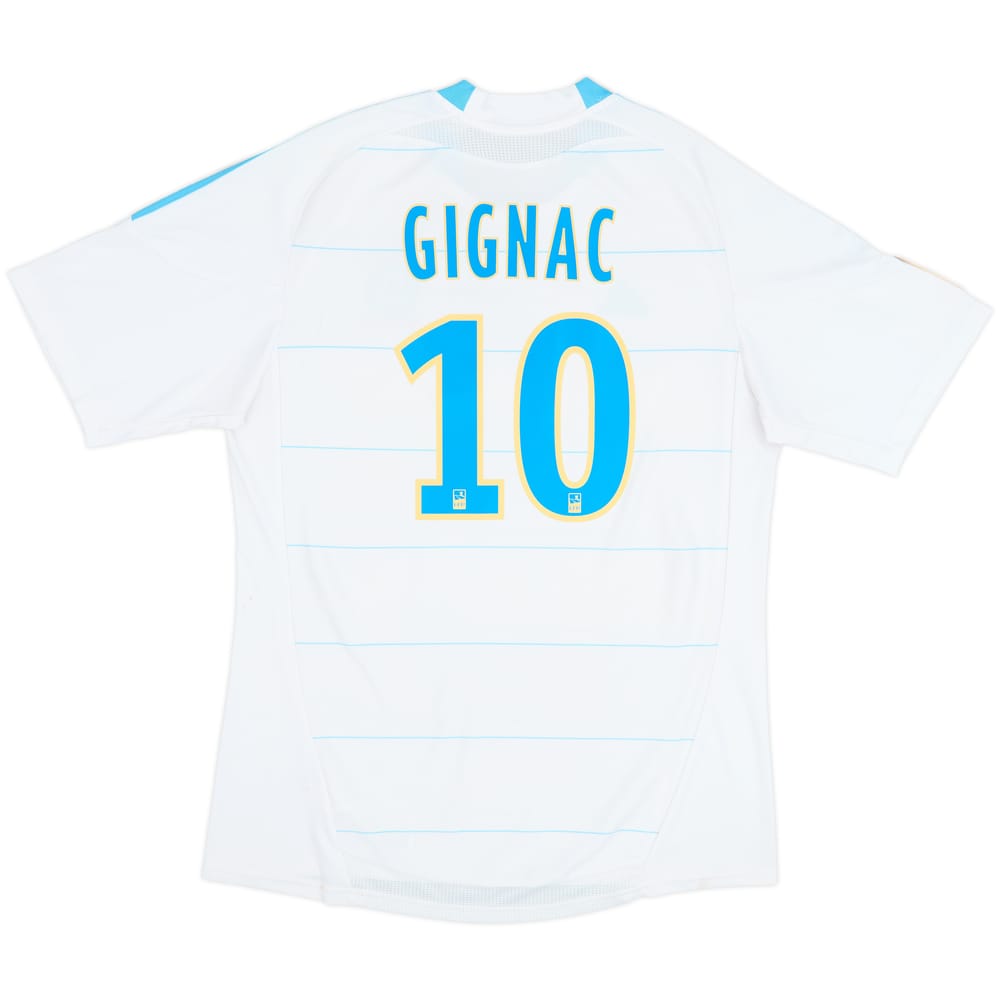 2010-11 Olympique Marseille Home Shirt Gignac #10 - 6/10 - (L)