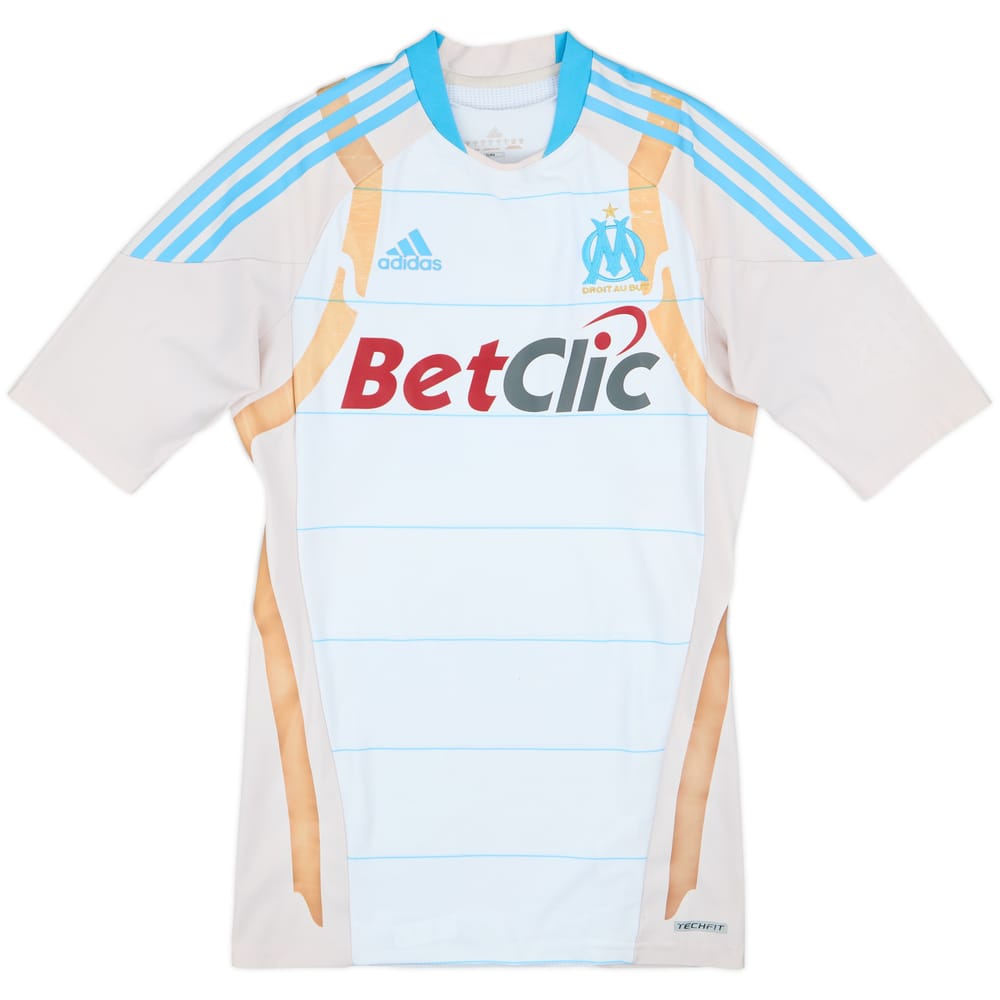 2010-11 Olympique Marseille Player Issue TechFit Home Shirt - 3/10 - (L)