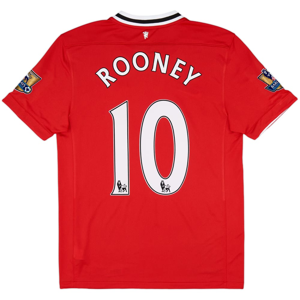 2011-12 Manchester United Home Shirt Rooney #10 - 9/10 - (M)