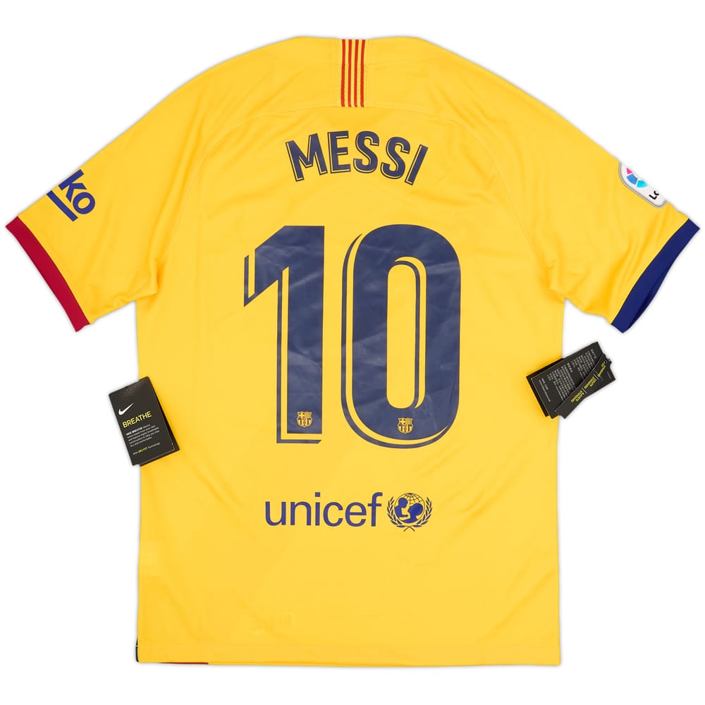 2019-20 Barcelona Visitante Camiseta Messi #10 (M