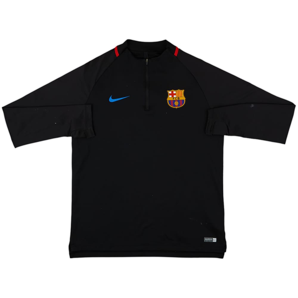 2017-18 Barcelona Nike 1/4 Zip Drill Top - 6/10 - (L)